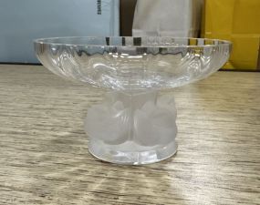 Cristal Lalique Notch Compote