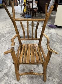 Rustic Mountain Man Arm Chair