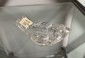 Waterford Crystal Bird Figurine