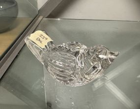Waterford Crystal Bird Figurine