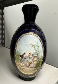 Serves Style Porcelain Blue Vase