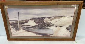 Emmitt Thames Boat Framed Print