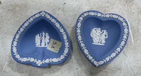 Wedgwood Porcelain Heart Dish and Spade Dish