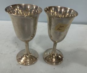 Pair of Wallace Sterling Goblets