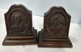 Pair of William Shakespeare Bookends