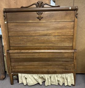 Victorian Style Full Size Mahogany Bed