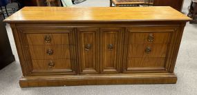 Late 20th Century Oak Triple Dresser