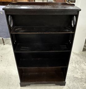 Vintage Mahogany Slim Bookcase