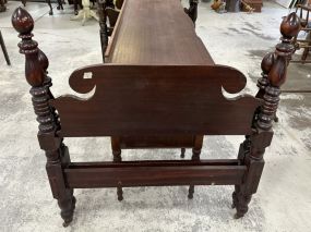 Boggs and BUHL Traditional Style Walnut Twin Bed