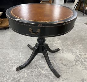 Duncan Phyfe Painted Drum Table