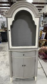 Painted Traditional Display Cabinet