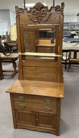 1910-20 Victorian Oak Low Boy Dresser