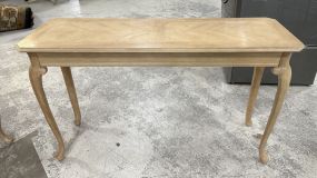 Pair of Modern Queen Anne Maple Console/Sofa Table