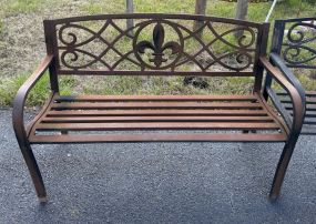 Metal Outdoor Bench