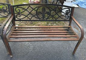 Metal Outdoor Bench