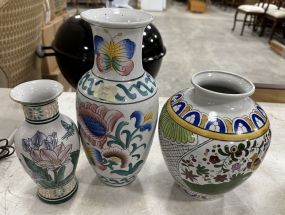 Three Chinese Porcelain Vases