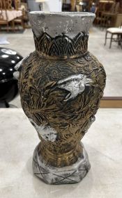Hand Painted Mexico Ceramic Vase