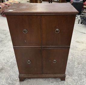 Mahogany Two Door Bookcase