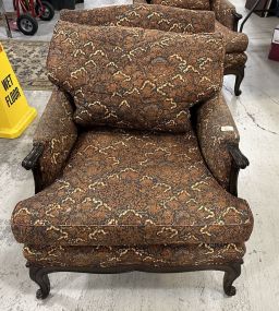 French Style Upholstered Arm Chair