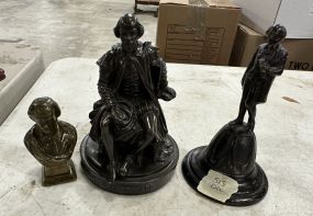 William Shakespeare Metal Sculptures