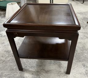 Stowidavis Traditional Cherry Lamp Table