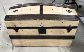 Painted Dome Storage Trunk