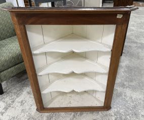 Primitive Corner Wall Cabinet