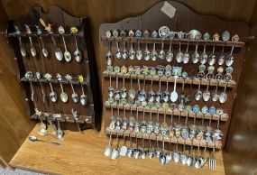 Large Collection of Silver Plate Demitasse Spoons