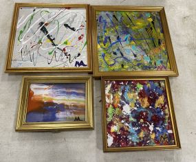 Four Michael A. Lewis Framed Paintings