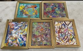 Five Michael A. Lewis Framed Paintings