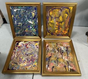 Four Michael A. Lewis Framed Paintings