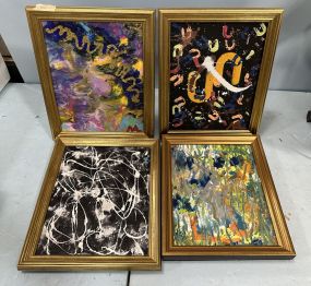 Four Michael A. Lewis Framed Paintings