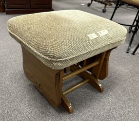 Late 20th Century Oak Platform Ottoman