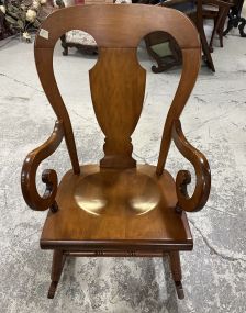 Tell City Mahogany Victorian Style Chair