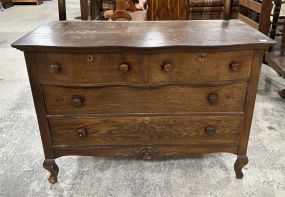 Victorian Early 1900's Oak Dresser