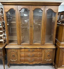 French Provincial Style China Cabinet