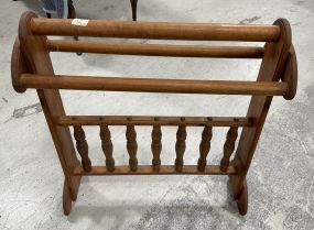 Mahogany Vintage Quilt Stands