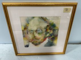 Loutin Watercolor of William Shakespeare