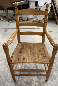Colonial Style Maple Arm Chair