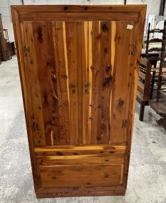 Mid Century Cedar Wardrobe