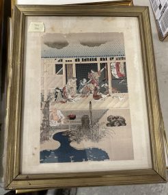 Antique Chinese Block Print