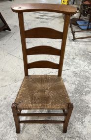 Colonial Style Oak Butler Chair