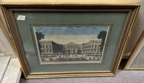 Vue Hotel Des Etats Generaux Bruxelles Framed Print