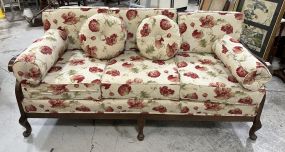 Queen Anne Mid Century Sofa