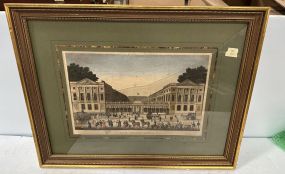 Vue Du Chateau De Compiegne Framed Print