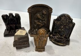 Bookends, Mini Bust, and Monkey Statue