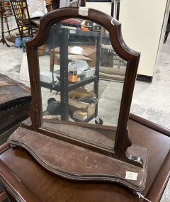 Cherry Dresser Top Mirror