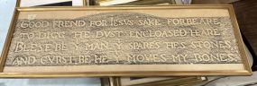 Framed Quote Chalk Artwork