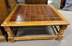 Modern Decorative Tile Top Coffee Table