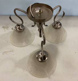 Three Arm Metal Light Fixture